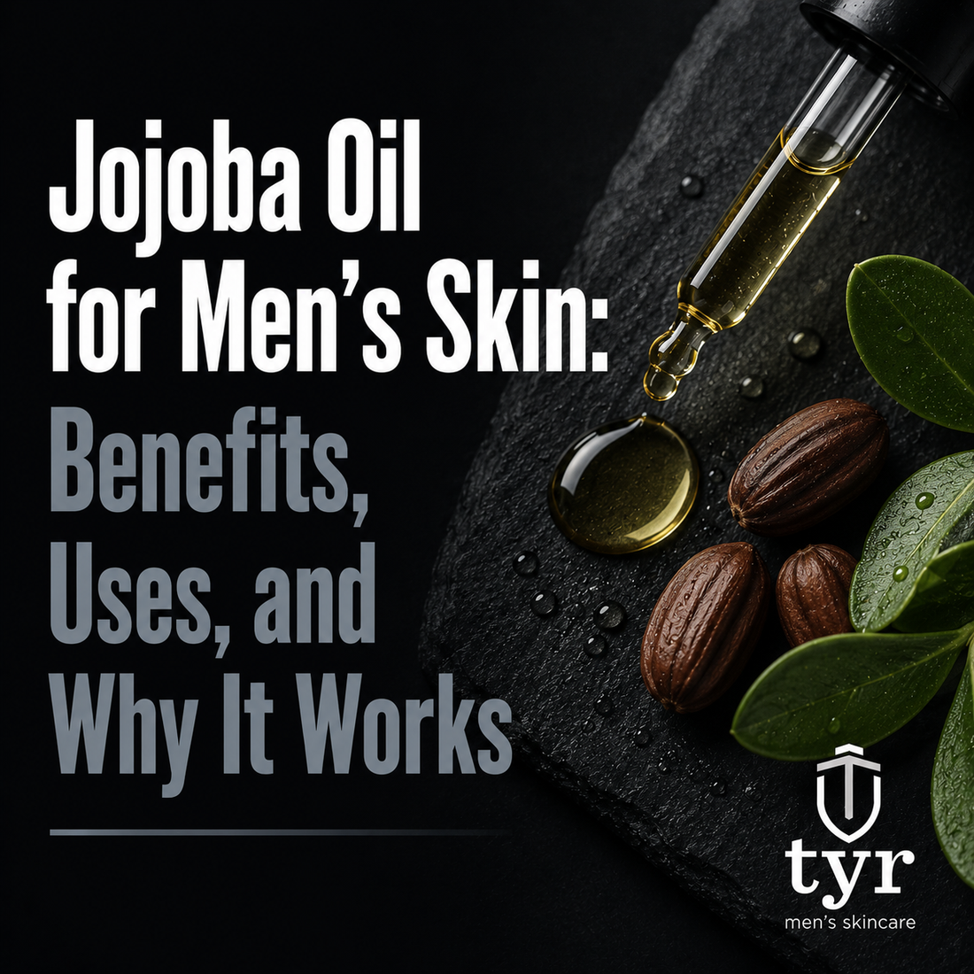 jojoba oil benefits for men skin moisturizer hydration tyr skincare